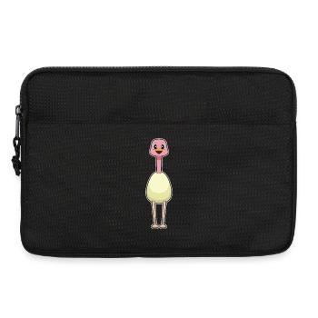 Flamingo Egg - Laptop bag 13" - black - Front