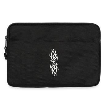 Flame Tribal - Laptop bag 13" - black - Front