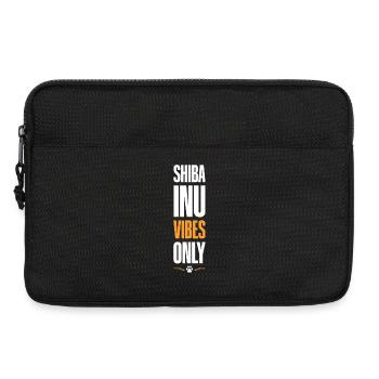 SHIBA INU Vibes Only - Laptoptasche 13" - Schwarz - Vorne