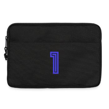 1. 1 AN. 1er ANNIVERSAIRE. ANNIVERSAIRE 1 AN - Sacoche pour ordinateur portable 13 pouces - noir - Devant