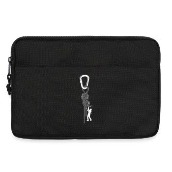 Climbing rope knot detail - Laptop bag 13" - black - Front