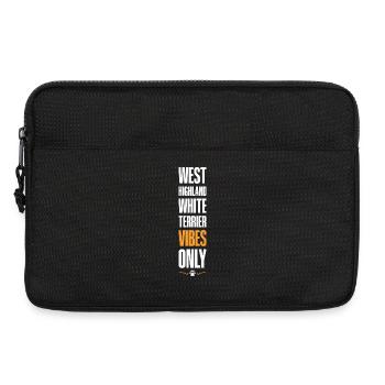 West Highland White Terrier - Laptop bag 13" - black - Front