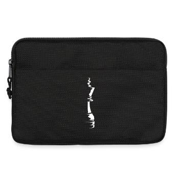 schach chess king symbol shadow König Verein - Laptoptasche 13" - Schwarz - Vorne