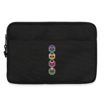 Happy and free The skulls players - Sacoche pour ordinateur portable 13 pouces - noir - Devant