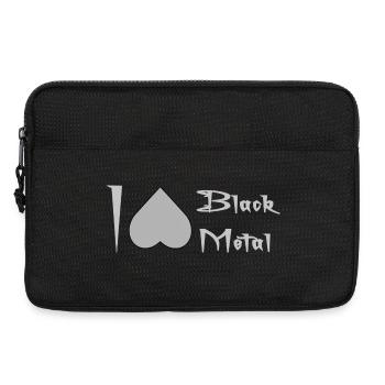 I love Black Metal - Sacoche pour ordinateur portable 13 pouces - noir - Devant