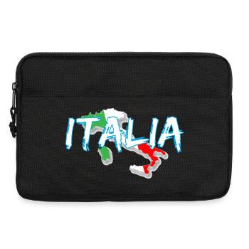 Italy Edo white boot - Laptop bag 13" - black - Front