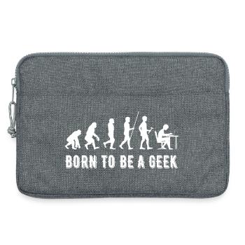 Né Geek: Évolution Tech - Laptoptasche 13" - Grau meliert - Vorne