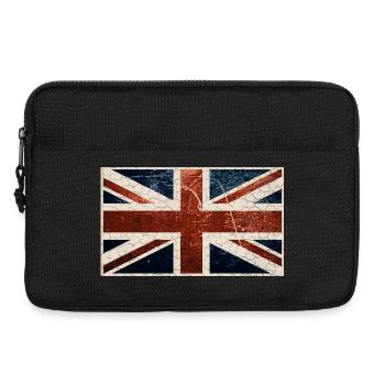 english flag - Laptoptasche 13" - Schwarz - Vorne