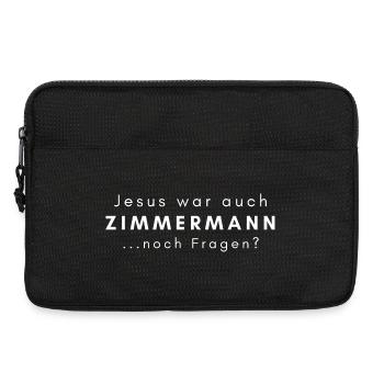 Zimmermann Geschenk Spruch Handwerker - Laptoptasche 13" - Schwarz - Vorne