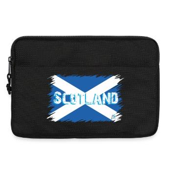 Schottische Flagge 2 - Laptoptasche 13" - Schwarz - Vorne