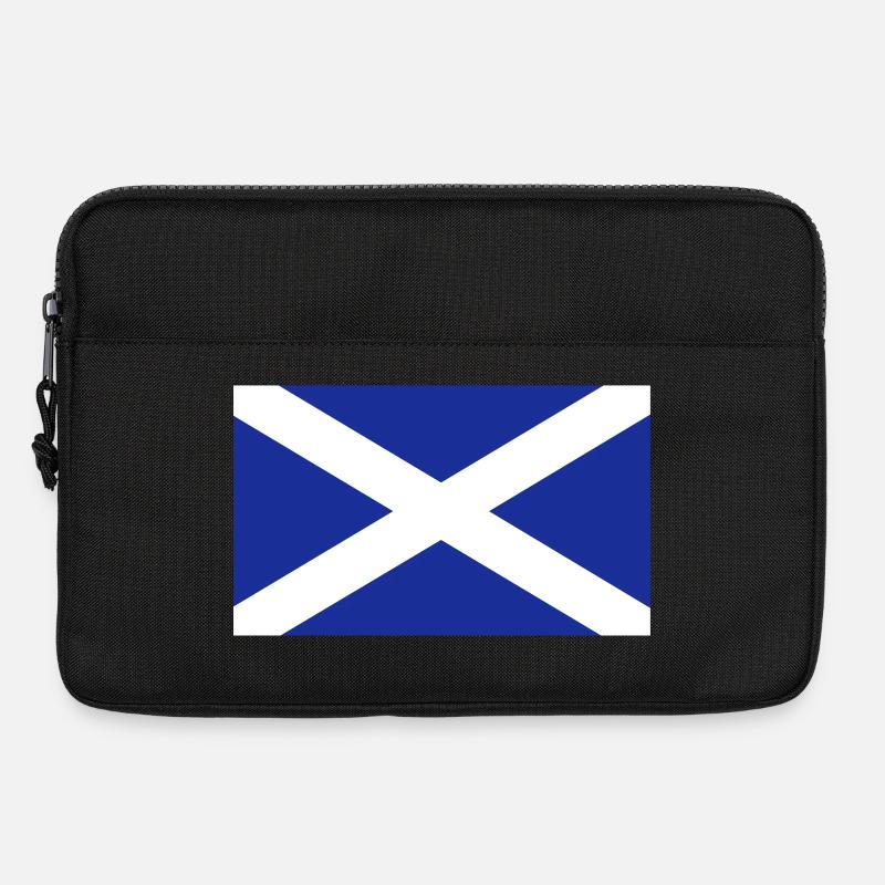 Schottland-Flagge - Laptoptasche 13" - Schwarz