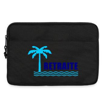 RETRAITE. BONNE RETRAITE. JOYEUSE RETRAITE - Sacoche pour ordinateur portable 13 pouces - noir - Devant