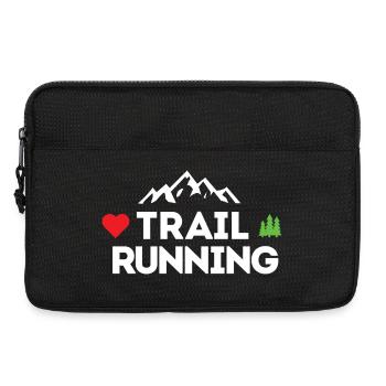 J’adore le Trail Running - Sacoche pour ordinateur portable 13 pouces - noir - Devant