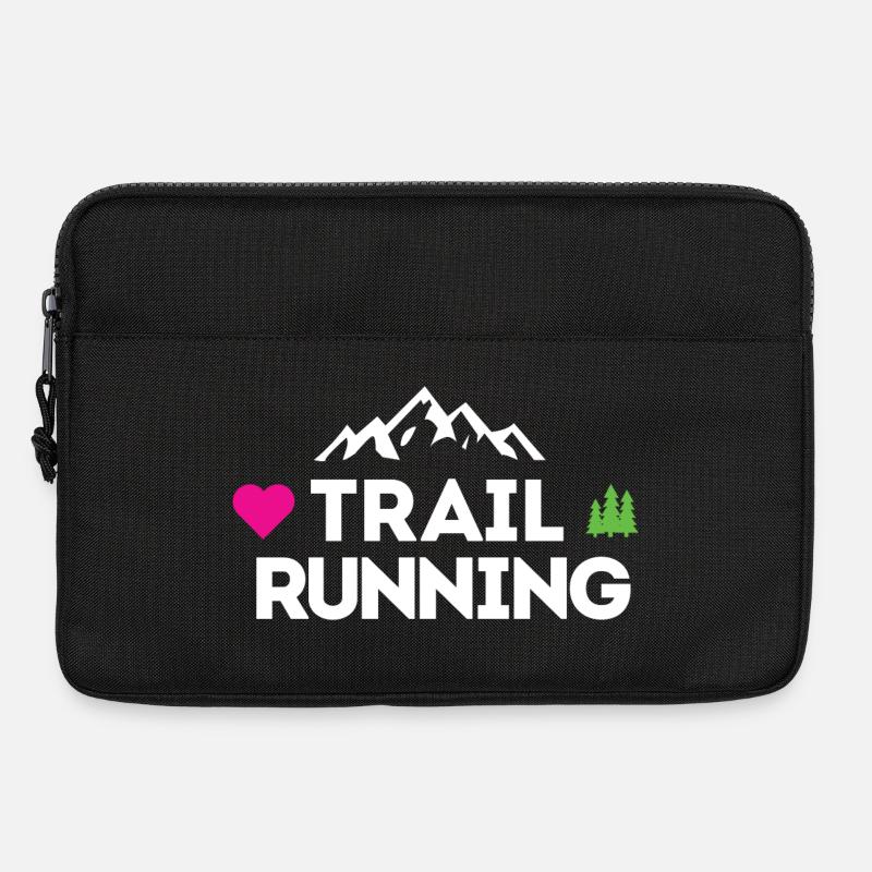 Ich liebe Trailrunning - Laptoptasche 13" - Schwarz