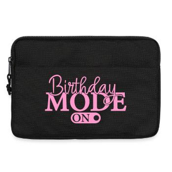Birthday Mode On - Laptop bag 13" - black - Front