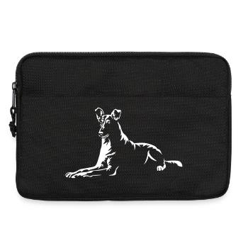 Collie "Black Edition" - Laptoptasche 13" - Schwarz - Vorne