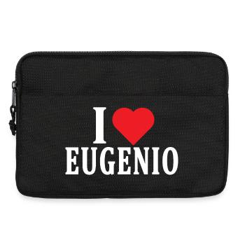 T-Shirt Ich liebe Eugenio T-Shirt Geschenkidee - Laptoptasche 13" - Schwarz - Vorne