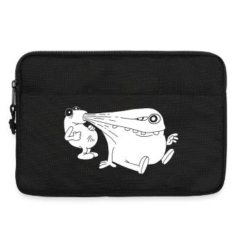 Weißes Monster Energiesauger - Laptoptasche 13" - Schwarz - Vorne