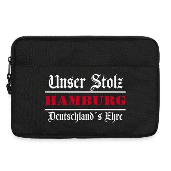 Hamburg , Tradition , Stolz und Ehre Hamburg (25) - Laptoptasche 13" - Schwarz - Vorne