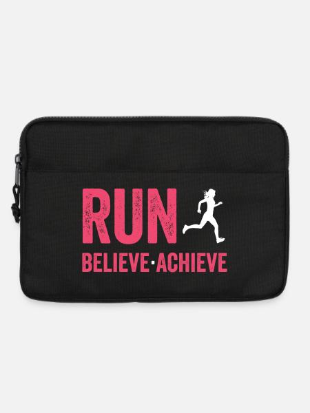 Marathon - Laufen. Glauben. Erreichen. - Laptoptasche 13" - Schwarz