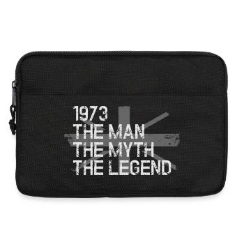 1973 The Man Myth The Legend - Laptop bag 13" - black - Front