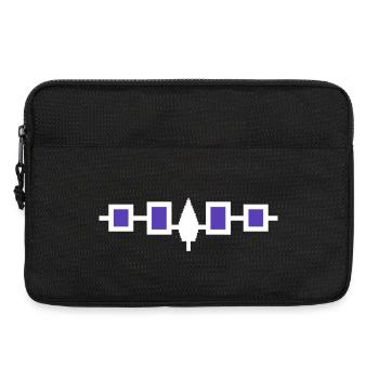 Der Hiawatha-Gürtel der Irokesen - Laptoptasche 13" - Schwarz - Vorne