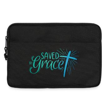 Sauvé par Grace Lettering - Sacoche pour ordinateur portable 13 pouces - noir - Devant