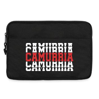Camurria T-Shirt gestapelter Text Geschenk T-Shirt - Laptoptasche 13" - Schwarz - Vorne