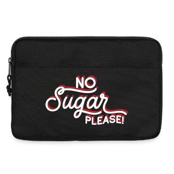 Anti-Sügar Flashing Passion Nachricht - Laptoptasche 13" - Schwarz - Vorne
