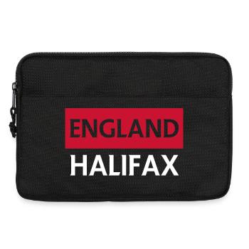 England Halifax Vintage Abzeichen Design - Laptoptasche 13" - Schwarz - Vorne