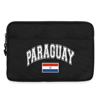 Paraguay Flag - Laptop bag 13" - black - Front