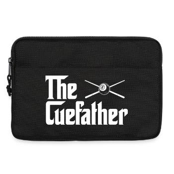 The Cuefather Funny Billiard Mafia Movie Parody - Laptop bag 13" - black - Front