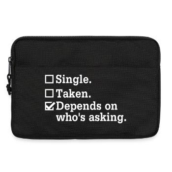 Single? – Junggesellenabschied Party Design - Laptoptasche 13" - Schwarz - Vorne