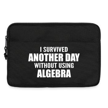 Ich habe heute überlebt, ohne Algebra zu machen - Laptoptasche 13" - Schwarz - Vorne