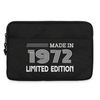 Original 1972 Vintage 1972 Retro Anniversary 1972 - Laptop bag 13" - black - Front