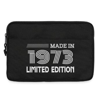Original 1973 Vintage 1973 Retro-Jubiläum 1973 - Laptoptasche 13" - Schwarz - Vorne