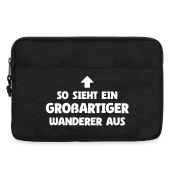 So sieht ein großartiger Wanderer aus - Laptoptasche 13" - Schwarz - Vorne