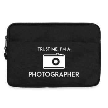 Vertrau mir, ich bin Fotograf - Laptoptasche 13" - Schwarz - Vorne