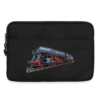 Steam locomotive in retro look 01 519 - Laptop bag 13" - black - Front