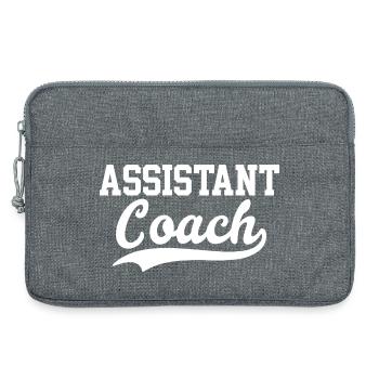 Assistant Coach Sports Team Role - Laptop bag 13" - heather grey - Front