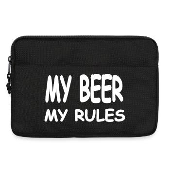 Bière - Sacoche pour ordinateur portable 13 pouces - noir - Devant