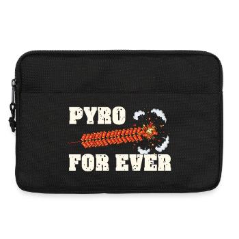 Chaîne de pétards Pyro For Ever - Sacoche pour ordinateur portable 13 pouces - noir - Devant