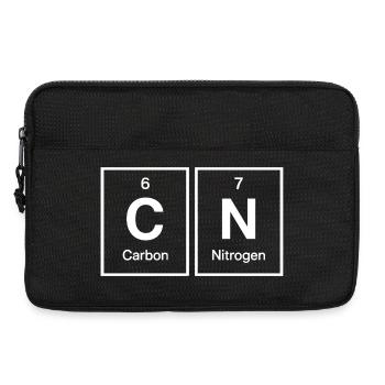 Six Seven 67 Meme Humor Elements Chemistry - Laptop bag 13" - black - Front