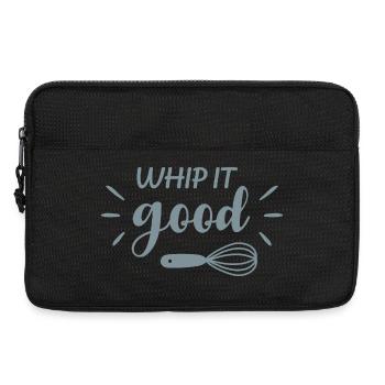 Whip It Good Drôle Baking Citation Retro Design - Sacoche pour ordinateur portable 13 pouces - noir - Devant