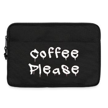 COFFEE_PLEASE - Laptoptasche 13" - Schwarz - Vorne