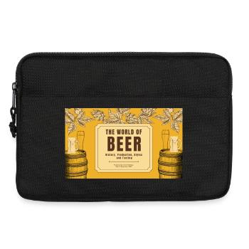 Flüssiges Willkommen - Laptoptasche 13" - Schwarz - Vorne