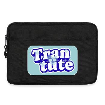 Echte Trantüte im Dienst - Laptoptasche 13" - Schwarz - Vorne