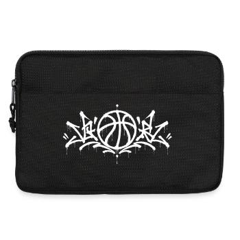 Basketball Graffiti Streetball Urban Design - Laptop bag 13" - black - Front