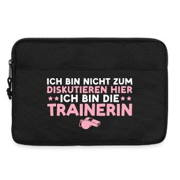 Trainerin Nicht zum diskutieren hier Coaching - Laptoptasche 13" - Schwarz - Vorne