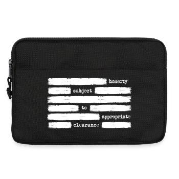 Honesty subject to appropriate approval - Laptop bag 13" - black - Front